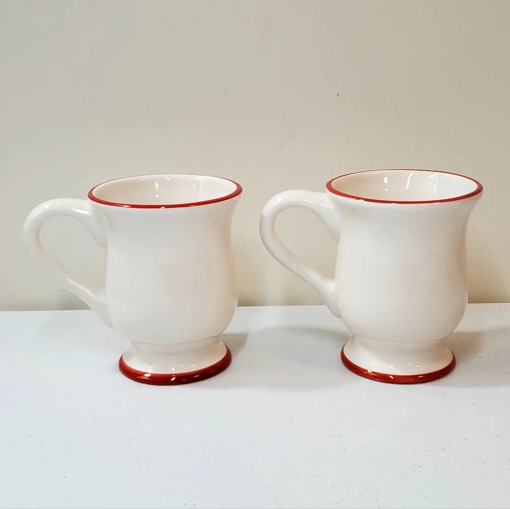 Williams Sonoma Snowman Mug Set